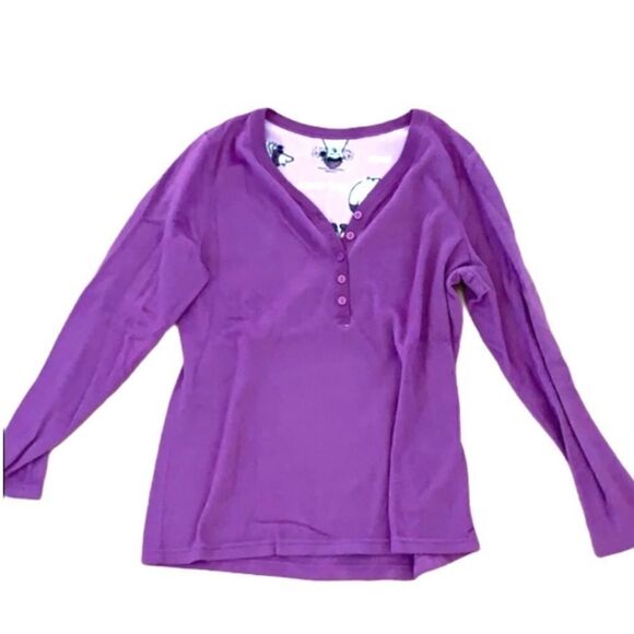 3/$15 or 5/$20 Croft & Barrow intimate faux fur pj top size small - Picture 1 of 5